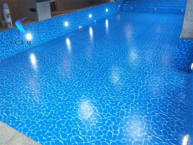 融科泳池膠膜注水效果圖